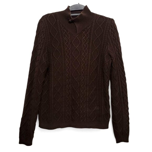 Vintage 1990s Lauren Ralph Lauren Cable Knit Sweater - Picture 9 of 10